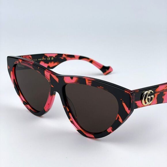 SALE! NEW Gucci GG1333S 003 Havana Brown Cat Eye Women Sunglasses main image 7